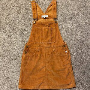 American Apparel Corduroy Jumper Skirt Sz Small